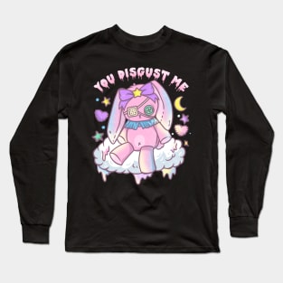 You Disgust Me - Chibi Kawaii Anime Girl T-Shirt Long Sleeve T-Shirt